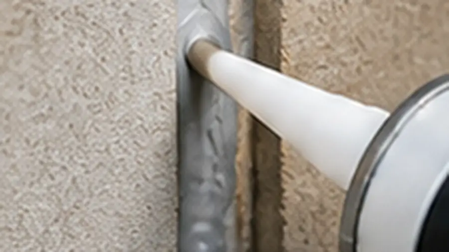 Sealant applied into a building joint